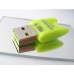 USB Hi-speed card reader Support handset, 3G, mobile phone Micro SD card