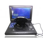 9'' Portable DVD/TV/USB/MPEG4/Card reader  player with 270 degree rotating