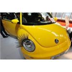 3D Car Eyelashes Lashes Headlight Lamp Decals Stickers