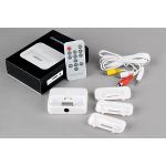 Universal Dock Station with IR Remote Control & AV Cable - only White