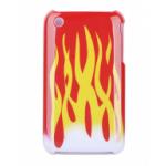 Front & Back Hard Cover Protector for iPhone 3G/3GS Yellow Flames  // This items will no longer be available for sale starting o