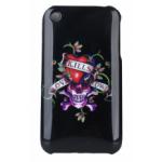 Hard Protective Case for i-Phone- Black "Love Kills" Tattoo Pattern  // item will no longer be available for sale starting on 6 