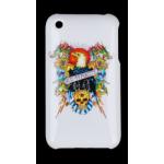 White Hard Back Protective Cover for iPhone- Eagle & Skeleton // item will no longer be available for sale starting on 6 June 20