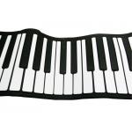 Flexible Roll Up Synthesizer Keyboard Piano with Soft Keys						