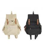Casual Multi Pockets Student Canvas Backpack 						