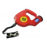 Retractable Dog Leash with Waste Bag Dispenser and integrated Flashlight					
