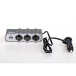 In- Car USB & Triple Socket 12V/24V Power Supply Charger