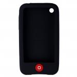 Silicone Back Cover With A Touchable Button For iPhone  // item will no longer be available for sale starting on 6 June 2010