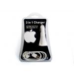USB Cable+ Car Charger + Wall Charger for iPhone